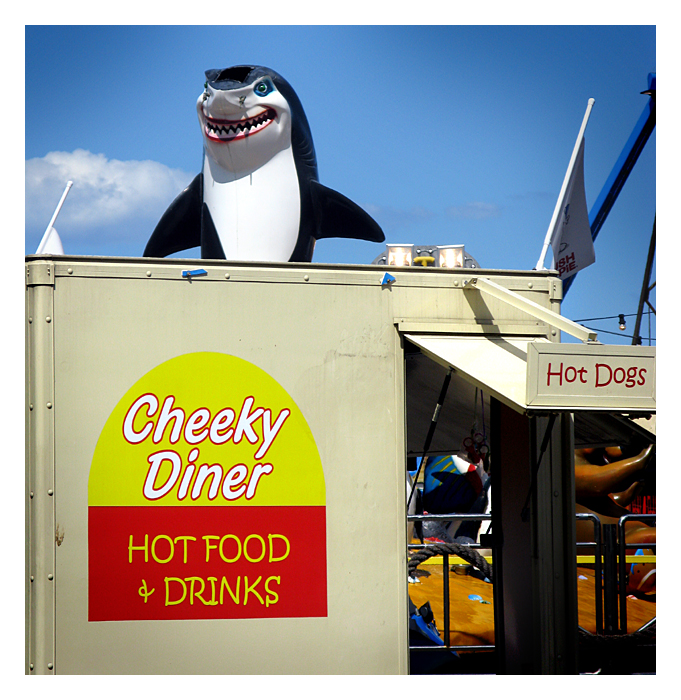 shark in funfair at south shields