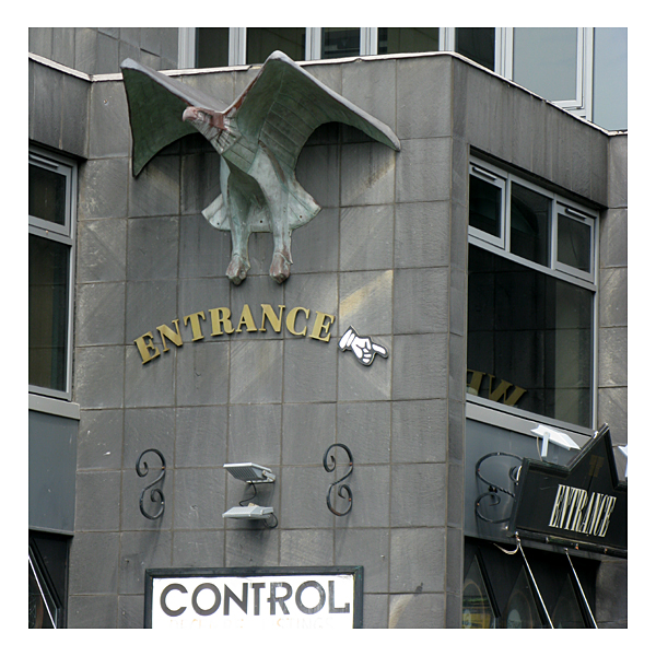 eagle on bar opposite centraal station, newcastle