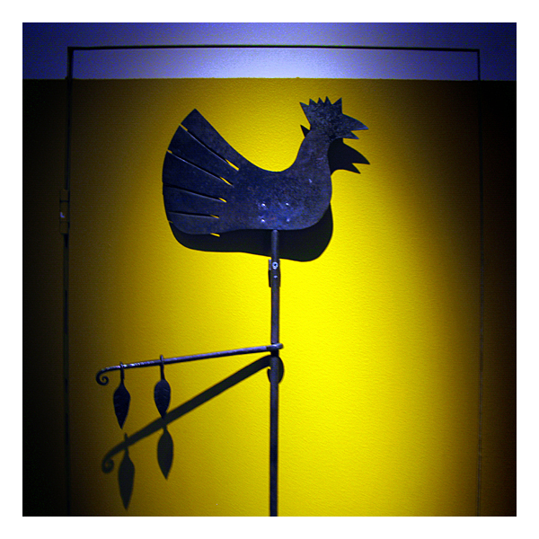 cockerel in nordiska museet, stockholm, sweden